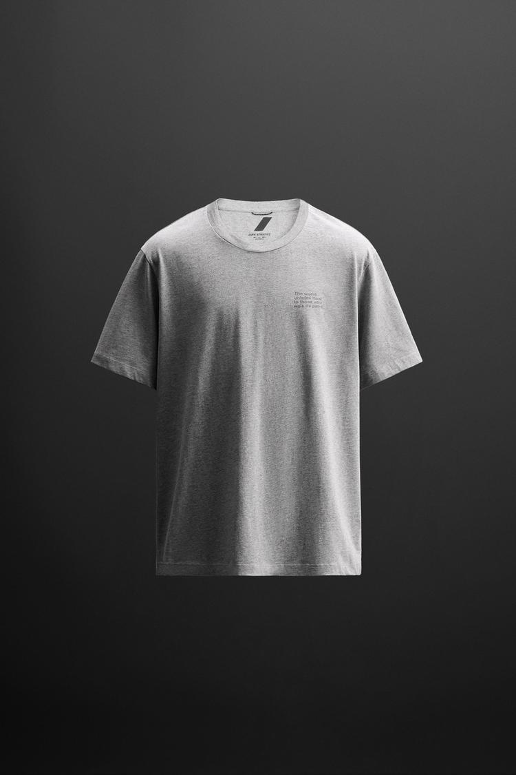 GRAPHIC PRINT T-SHIRT | GREY