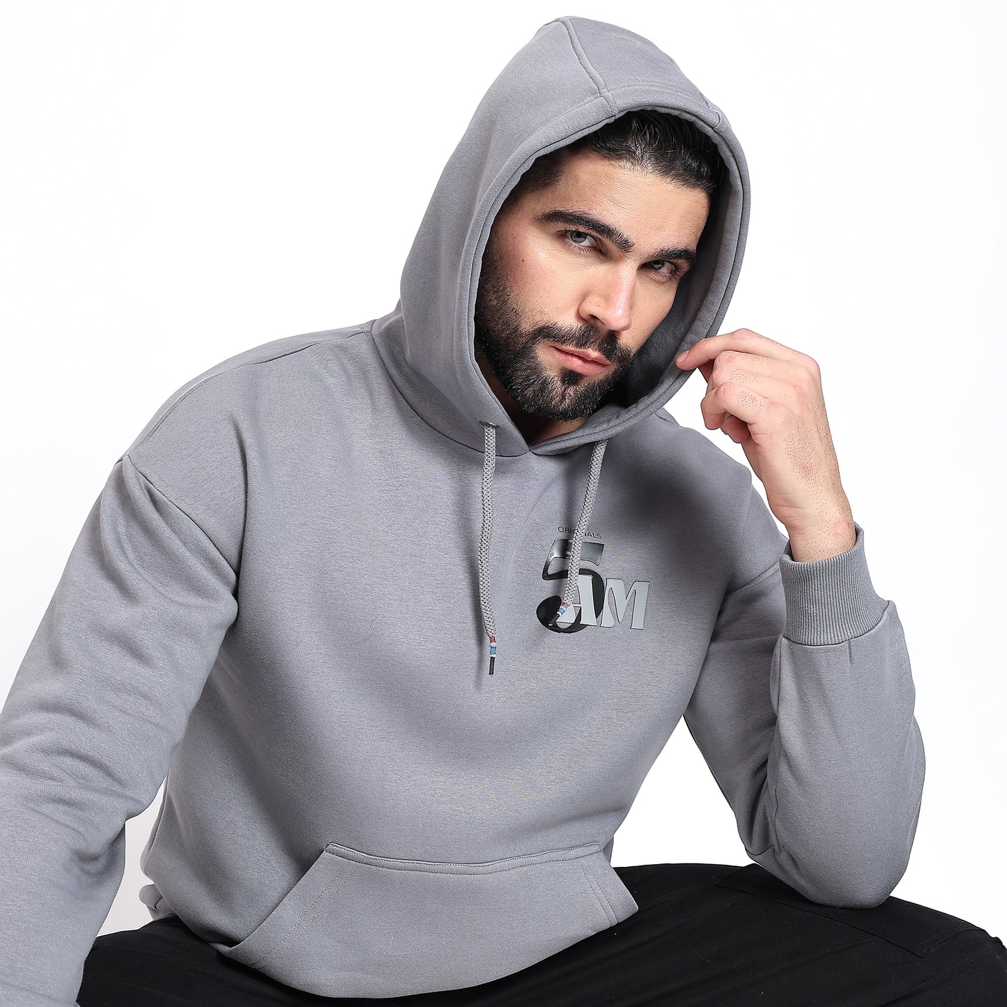 Oversized Regular Hoodie – Premium Cotton | GREY