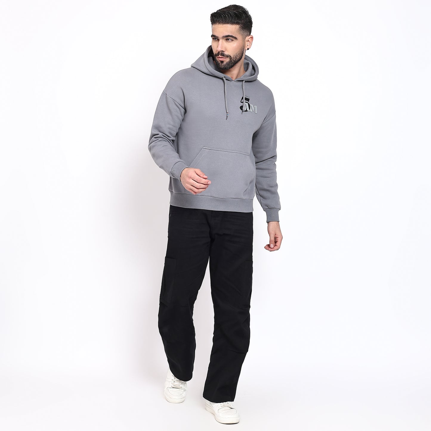 Oversized Regular Hoodie – Premium Cotton | GREY