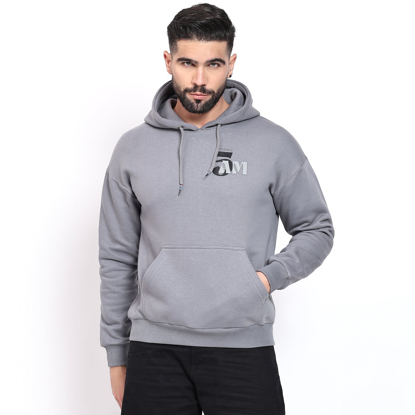 Oversized Regular Hoodie – Premium Cotton | GREY