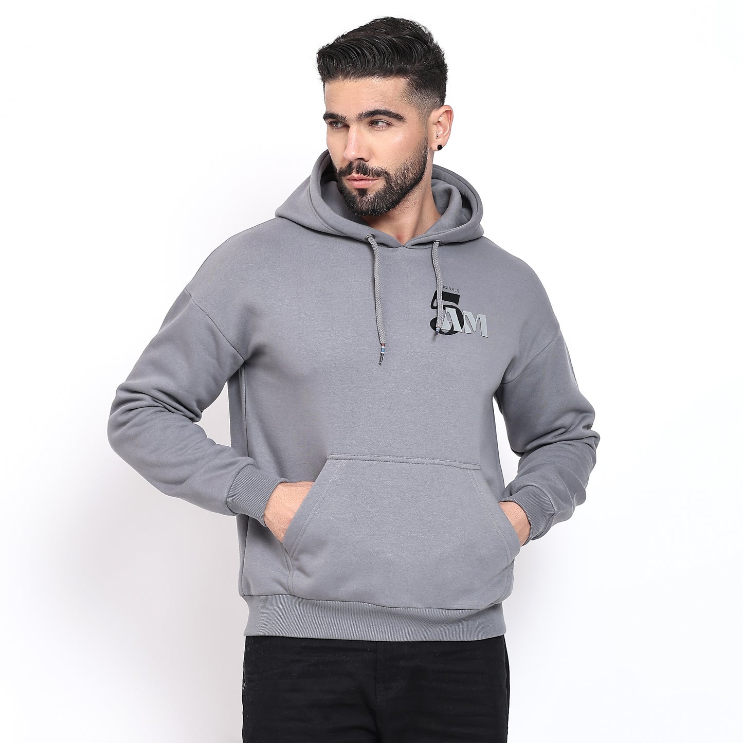Oversized Regular Hoodie – Premium Cotton | GREY