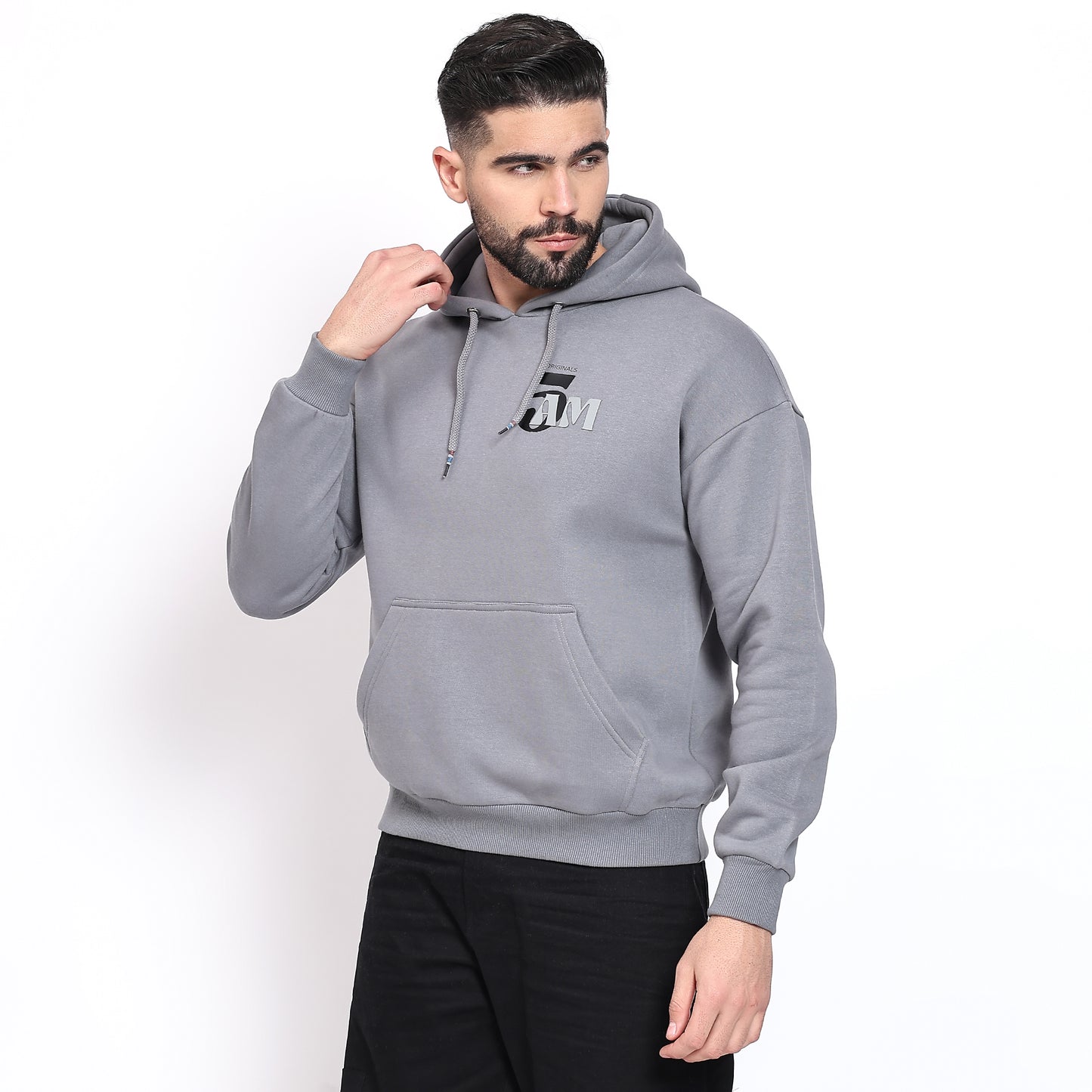 Oversized Regular Hoodie – Premium Cotton | GREY