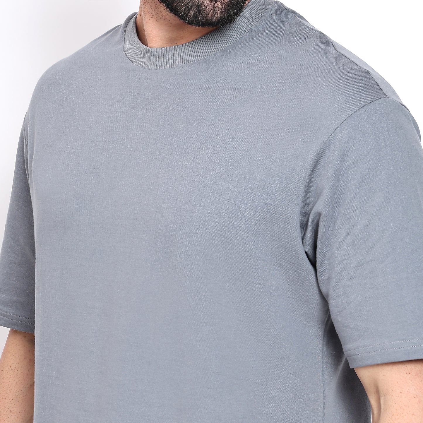Oversized Regular T-Shirt – Premium Cotton | Grey
