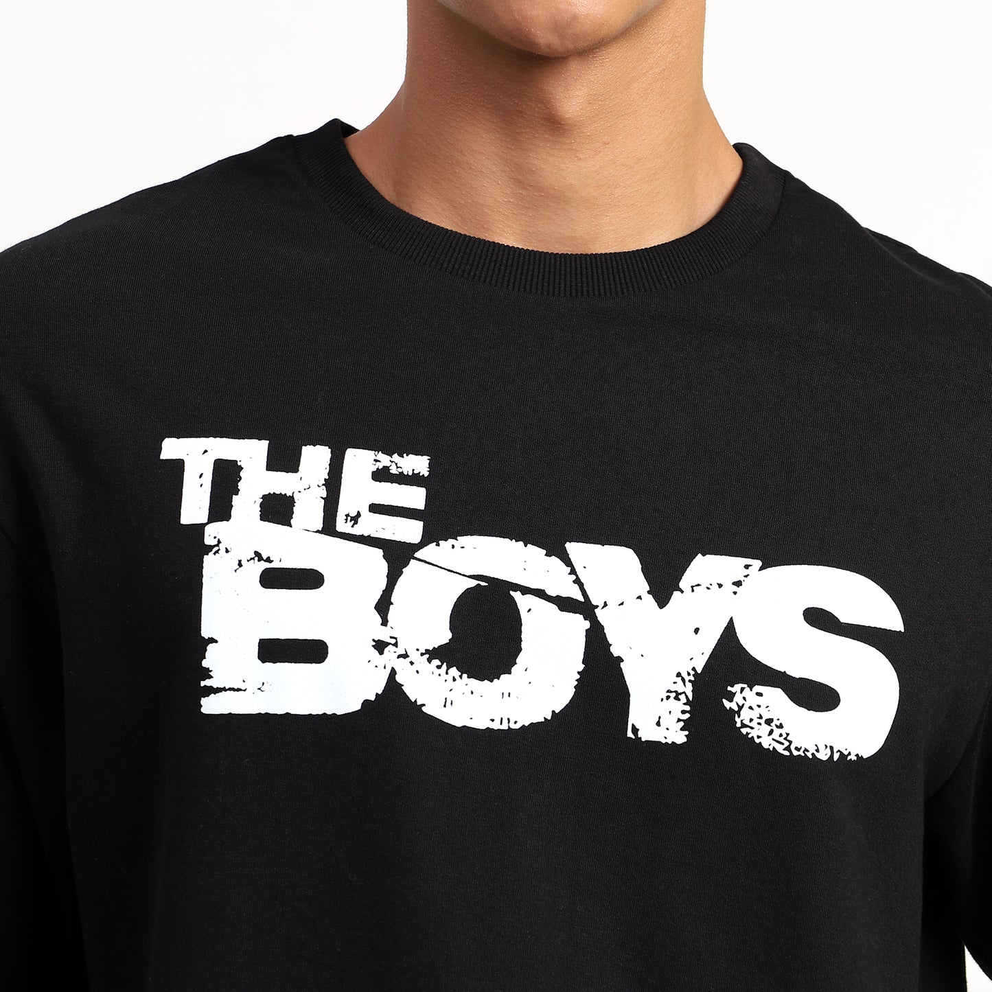 The Boys Oversized Regular T-Shirt – Premium Cotton | Black