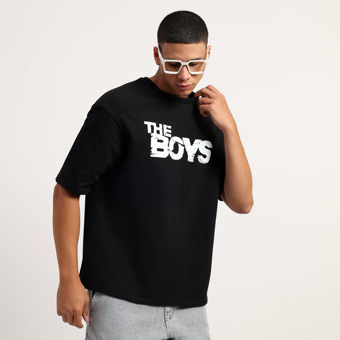 The Boys Oversized Regular T-Shirt – Premium Cotton | Black