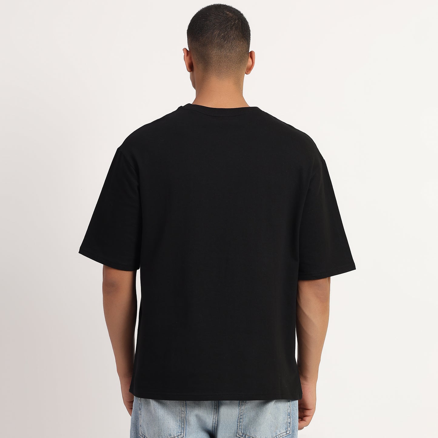 Unlimited | Oversized Regular T-Shirt – Premium Cotton | Black