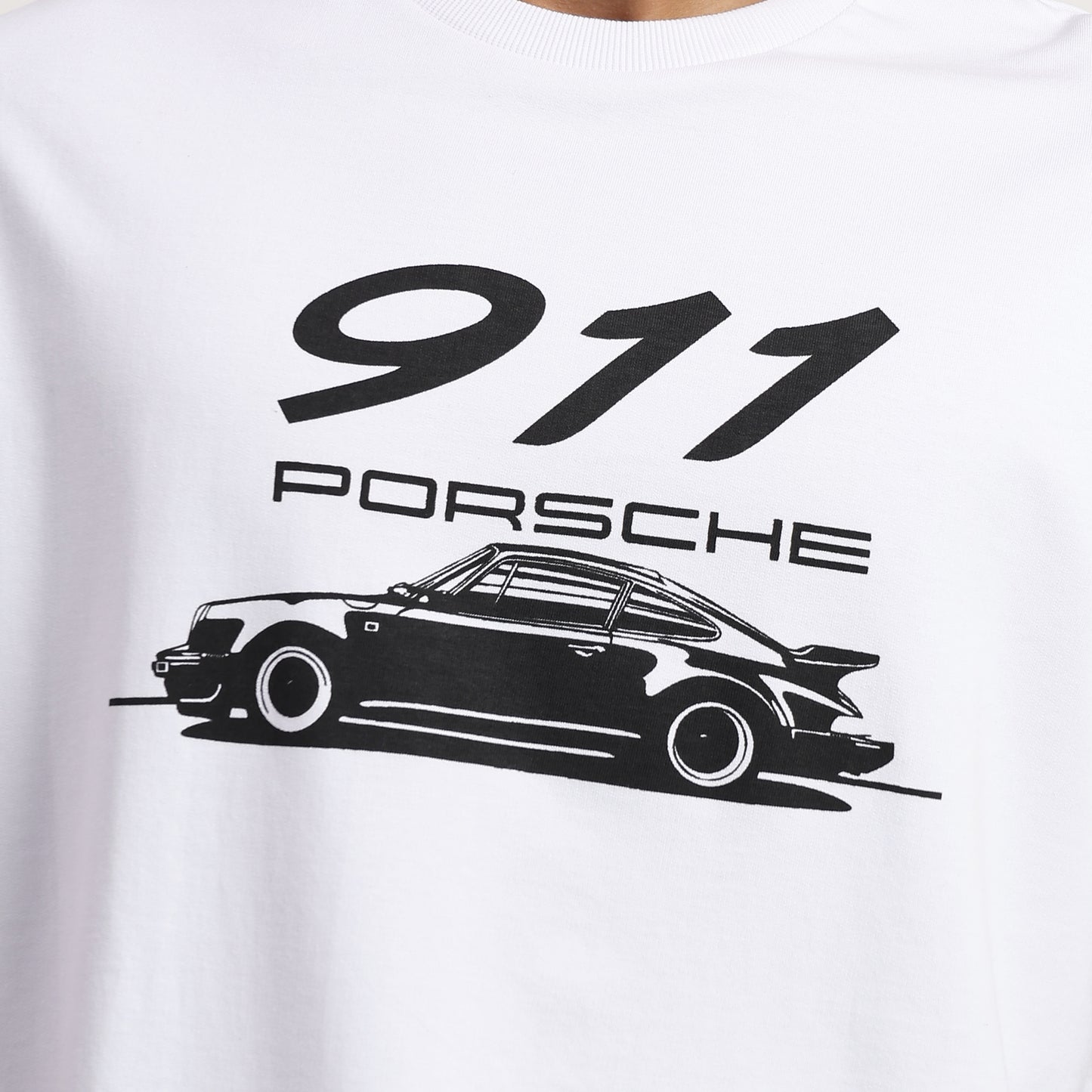 911 Porsche | Oversized Regular T-Shirt – Premium Cotton | White