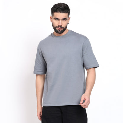 Oversized Regular T-Shirt – Premium Cotton | Grey