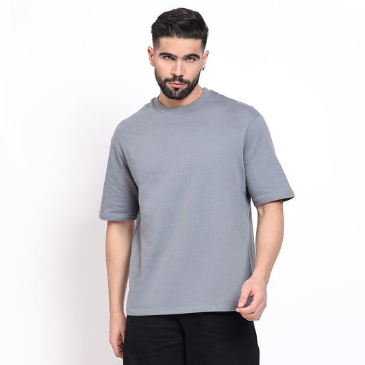 Oversized Regular T-Shirt – Premium Cotton | Grey