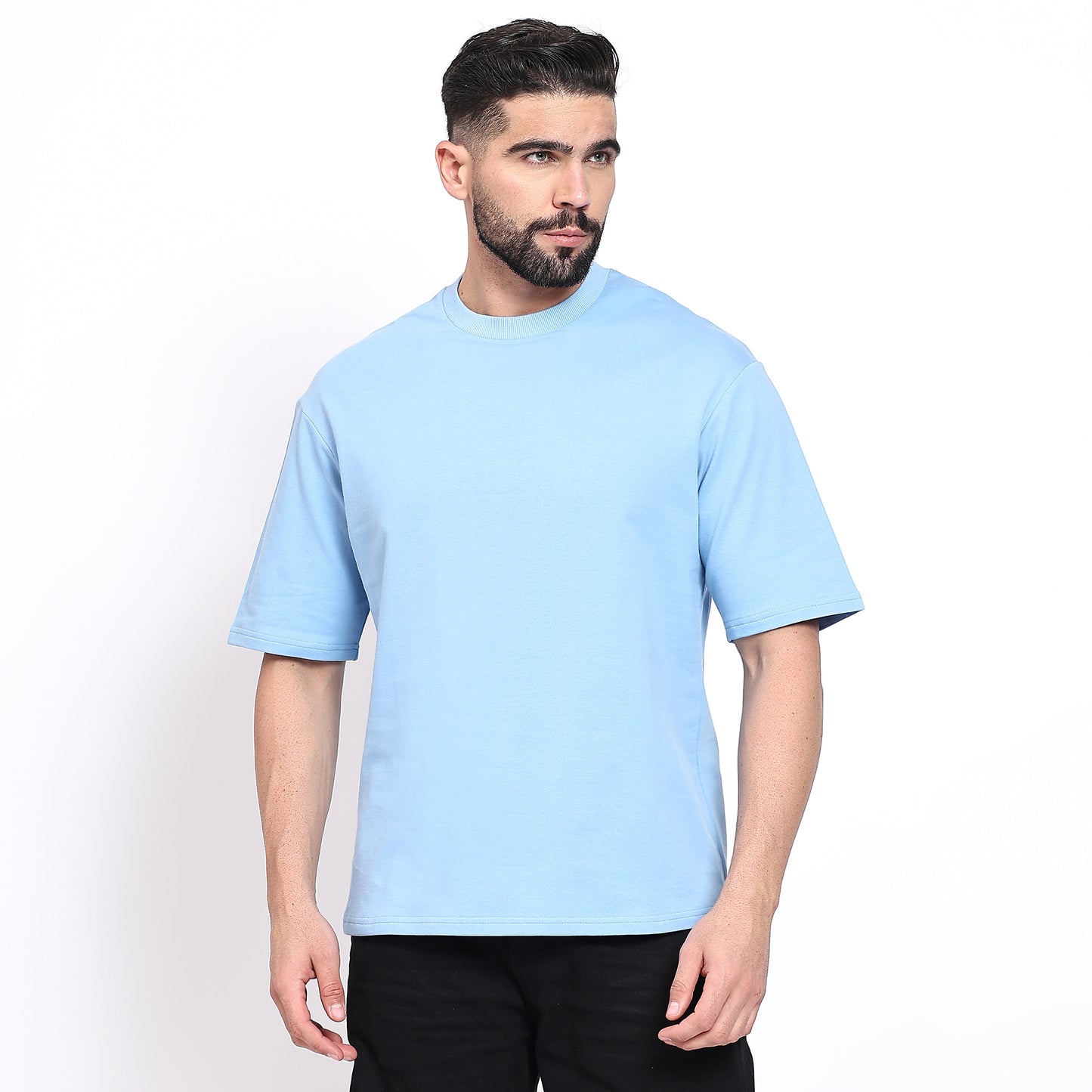 Oversized Regular T-Shirt – Premium Cotton | Blue