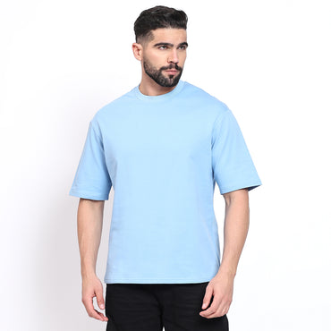 Oversized Regular T-Shirt – Premium Cotton | Blue