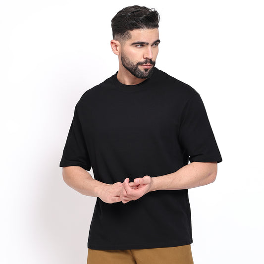 Oversized Regular T-Shirt – Premium Cotton | Black