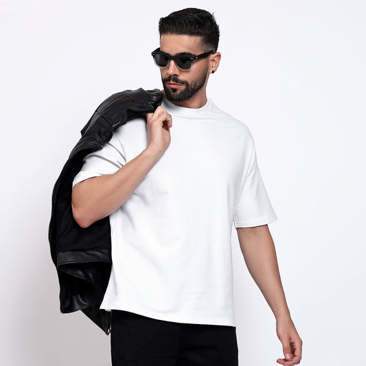 Oversized Regular T-Shirt – Premium Cotton | White