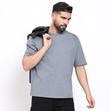 Oversized Regular T-Shirt – Premium Cotton | Grey