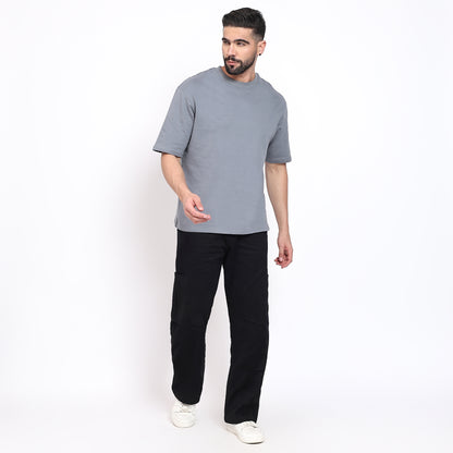 Oversized Regular T-Shirt – Premium Cotton | Grey