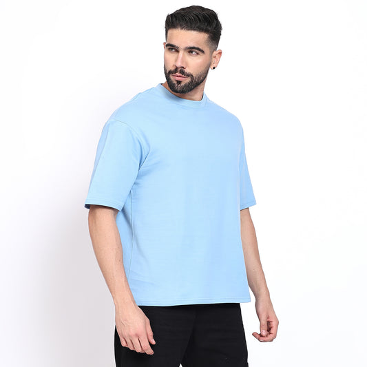 Oversized Regular T-Shirt – Premium Cotton | Blue