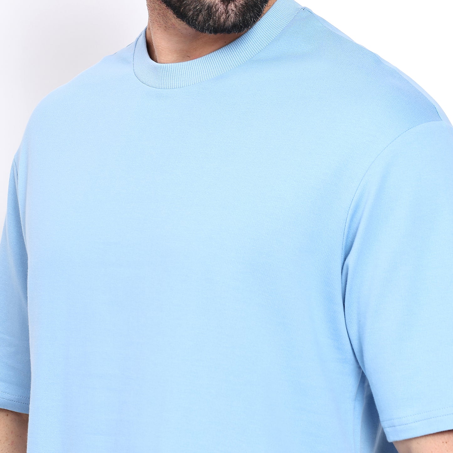 Oversized Regular T-Shirt – Premium Cotton | Blue