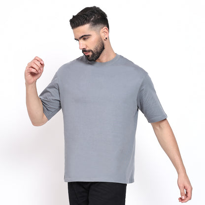 Oversized Regular T-Shirt – Premium Cotton | Grey