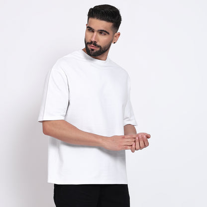 Oversized Regular T-Shirt – Premium Cotton | White