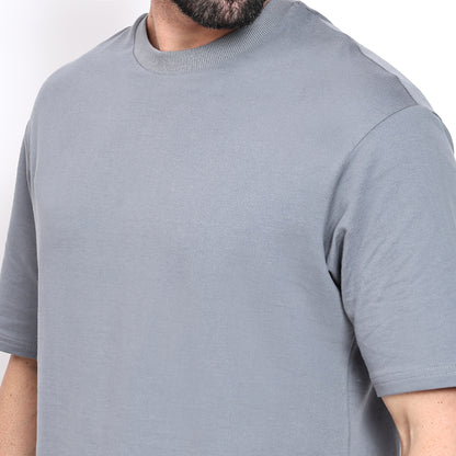 Oversized Regular T-Shirt – Premium Cotton | Grey