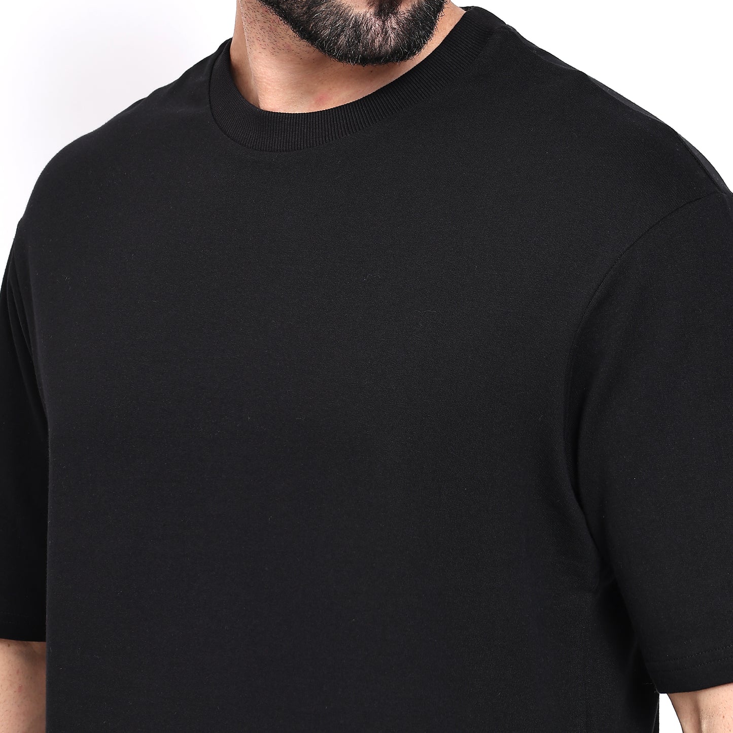 Oversized Regular T-Shirt – Premium Cotton | Black