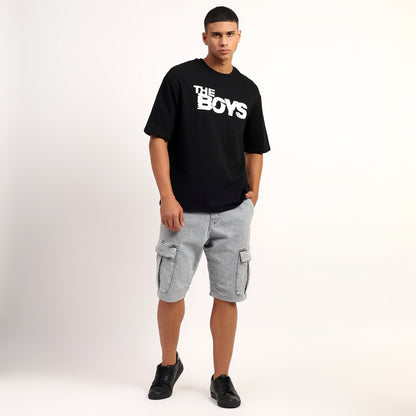 The Boys Oversized Regular T-Shirt – Premium Cotton | Black