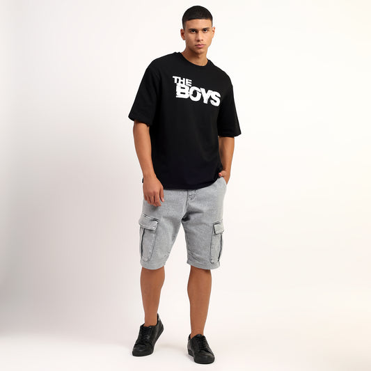 The Boys Oversized Regular T-Shirt – Premium Cotton | Black