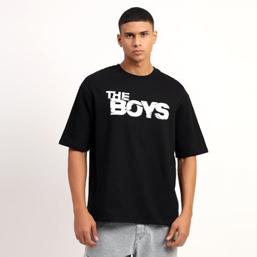The Boys Oversized Regular T-Shirt – Premium Cotton | Black