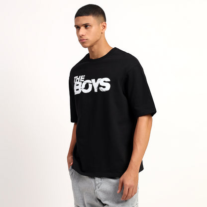 The Boys Oversized Regular T-Shirt – Premium Cotton | Black