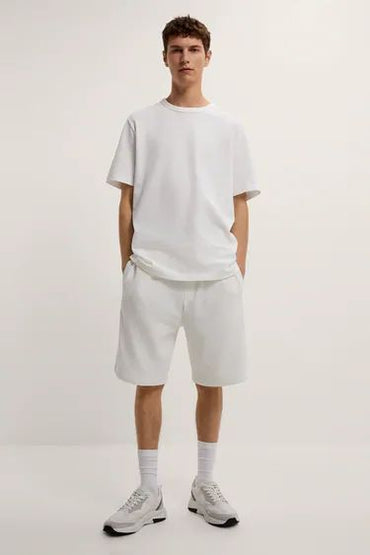Pure Cotton Oversized T-Shirt With Shorts Co-ord Set