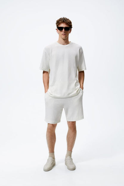 Pure Cotton Oversized T-Shirt With Shorts Co-ord Set